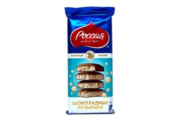 Хрутка Шоколад Фруттифан молочный с хрустящими шариками 82гр Россия